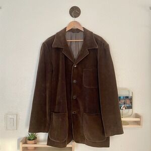 Milepost Four Men's Brown Corduroy Sport Coat Size M